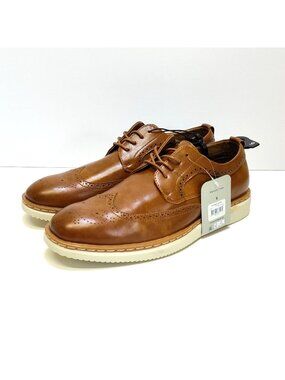 George Jonaah Wingtip Oxford Dress Shoes Size 9 Memory Insole True To Size Fit